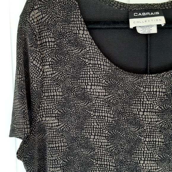 Cabrais Collection Stretch Dress, Size L - Picture 3 of 6